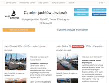 Tablet Screenshot of nasz-czarter.pl